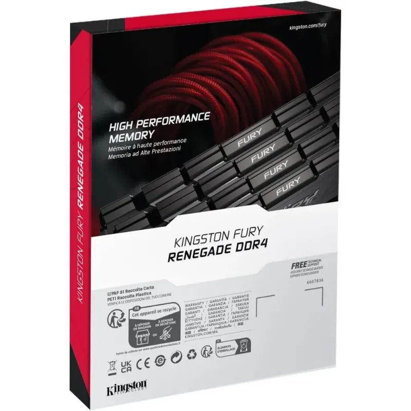 Kingston FURY Renegade 16GB DDR4 4000MHz Kit Gaming - XMP