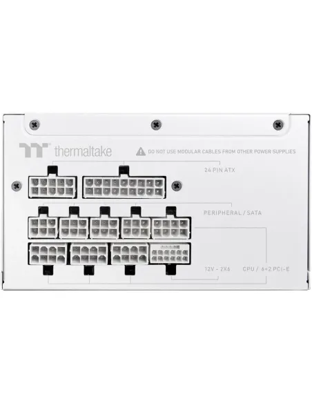 Thermaltake Toughpower GT 750W Fuente Alimentación Modular ATX 3.1 PCIe 5.1 80+ Gold Blanco