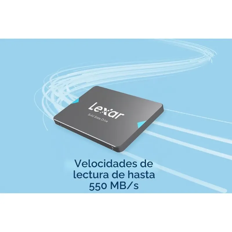 Lexar NQ100 SSD Interno 1TB 2,5'' SATA III 550MB/s PC Portátil Escritorio