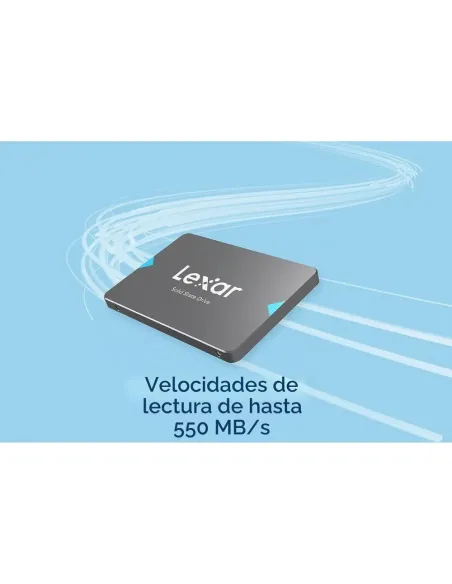 Lexar NQ100 SSD Interno 1TB 2,5'' SATA III 550MB/s PC Portátil Escritorio