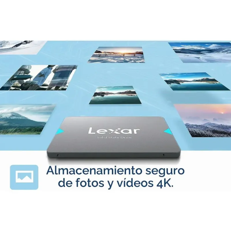 Lexar NQ100 SSD Interno 1TB 2,5'' SATA III 550MB/s PC Portátil Escritorio