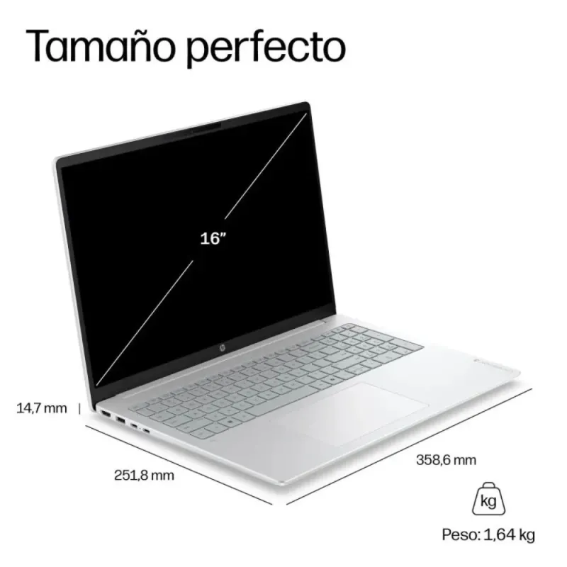 HP OmniBook 3 16 Ryzen 5 16GB 1TB FHD - Portátil productivo