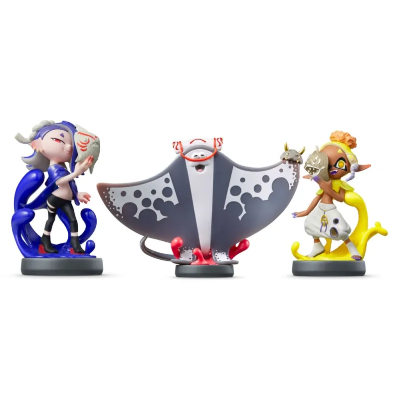 Amiibo Megan Rayan Angie Splatoon Raiders | Pack Oficial