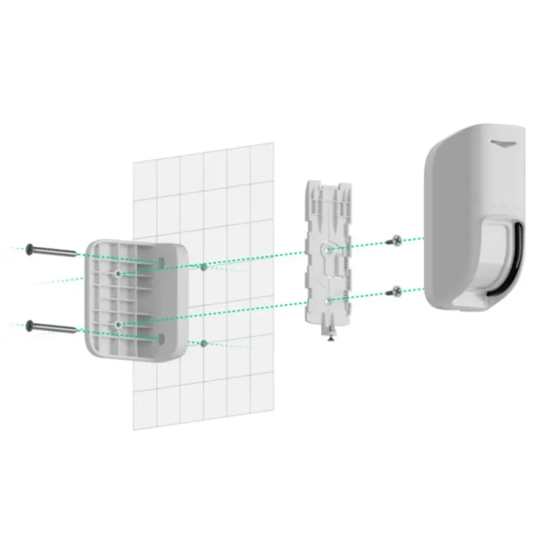 Ajax CURTAINOUTDOOR - Detector Cortina Inalambrico 12m