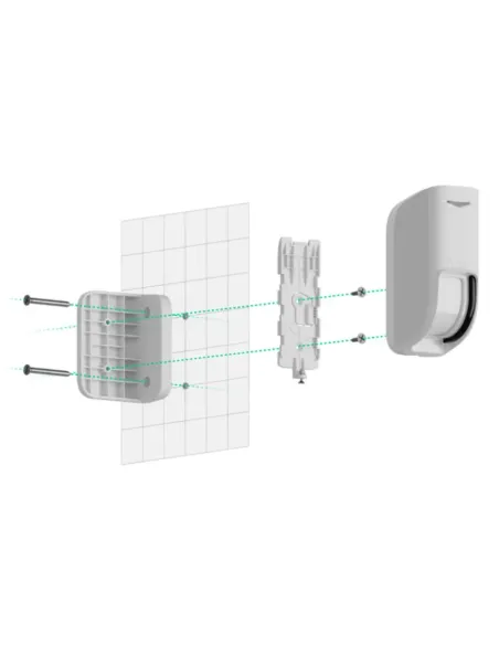 Ajax CURTAINOUTDOOR - Detector Cortina Inalambrico 12m