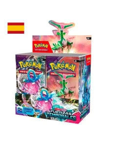 Pokémon JCC: Caja de sobres de mejora de Escarlata y Púrpura - Fuerzas Temporales