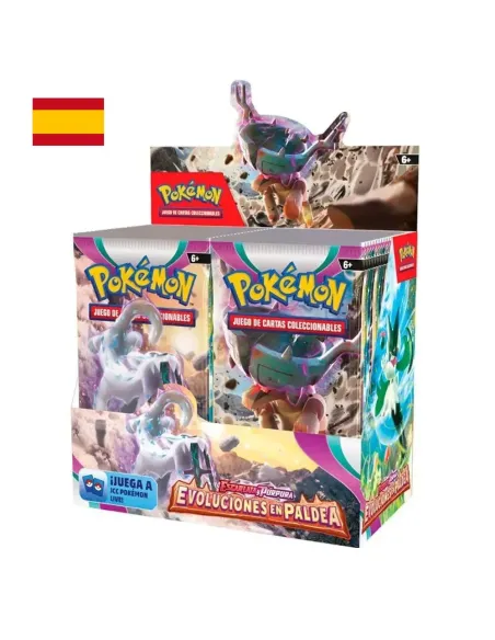 Pokémon TCG Paldea Evolved Booster Box 36 Sobres | Compra Online