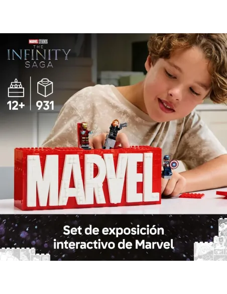 LEGO Marvel Logotipo y Minifiguras 76313 | 931 piezas