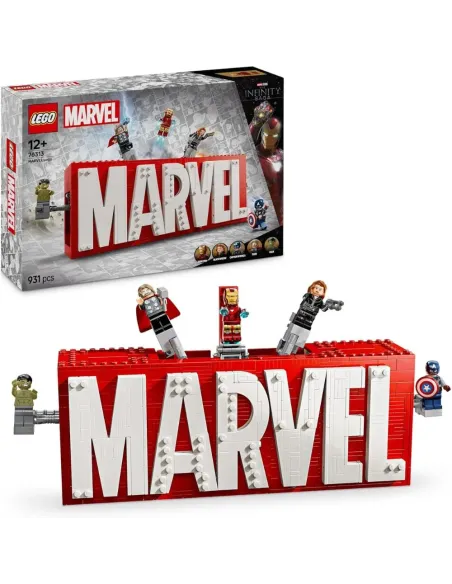 LEGO Marvel Logotipo y Minifiguras 76313 | 931 piezas