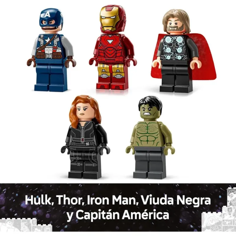 LEGO Marvel Logotipo y Minifiguras 76313 | 931 piezas