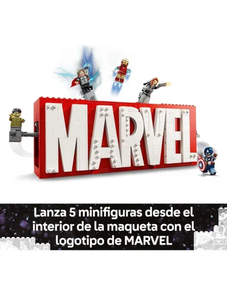 LEGO Marvel Logotipo y Minifiguras 76313 | 931 piezas
