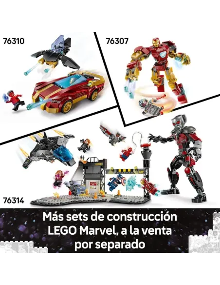 LEGO Marvel Logotipo y Minifiguras 76313 | 931 piezas