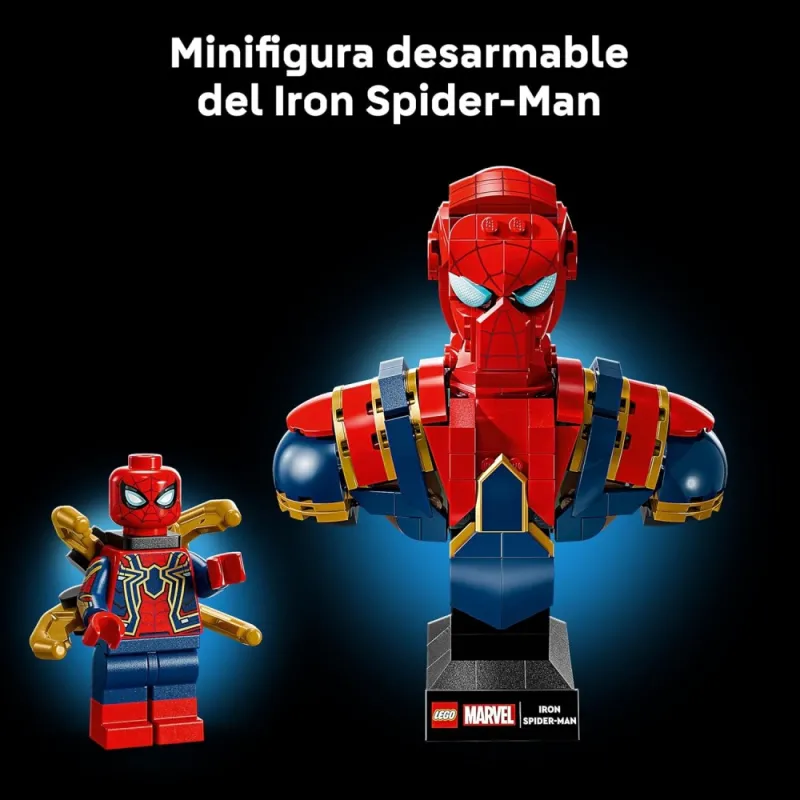 LEGO Marvel  - Busto de Iron Spider-Man
