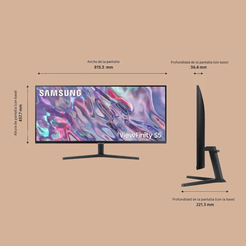Samsung LS34C502GAUXEN 34" ViewFinity S5 S50GC,  3440 x 1440, 100Hz