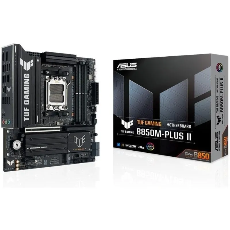 ASUS TUF Gaming B850M-Plus WiFi Placa Base Micro-ATX Socket AM5 DDR5 PCIe 5.0 WiFi 6E Bluetooth 5.3