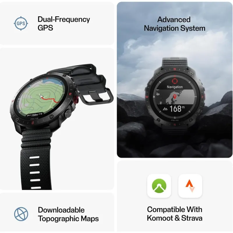 Polar Grit X Pro Titan Smartwatch
