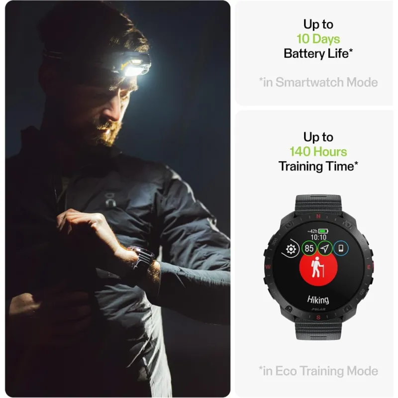 Polar Grit X Pro Titan Smartwatch