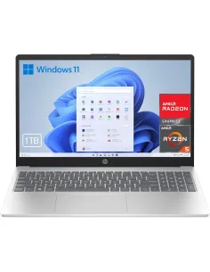 HP 15-fc0237ns Ordenador Portátil 15,6'' FHD Ryzen 5 7520U 16GB/1TB SSD Sin SO Plata y Azul
