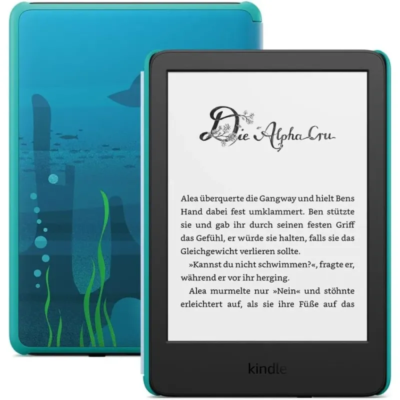 Amazon Kindle Kids 6" HD 300ppp, 16 GB USB-C Diseño Ocean Explorer