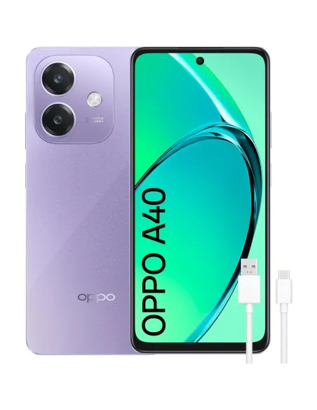 Oppo A40 Starry Purple | Smartphone Resistente Carga 45W