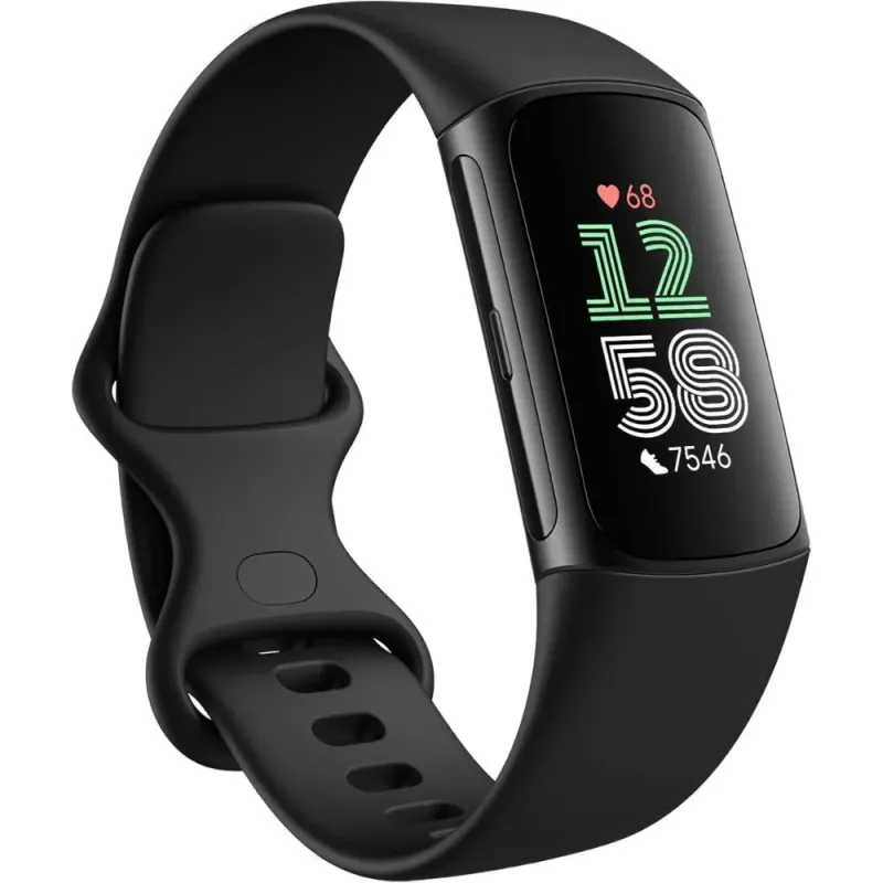 Fitbit Charge 6 Obsidian - Pulsera Actividad GPS Google