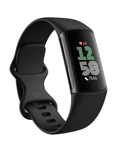 Fitbit Charge 6 Obsidian - Pulsera Actividad GPS Google