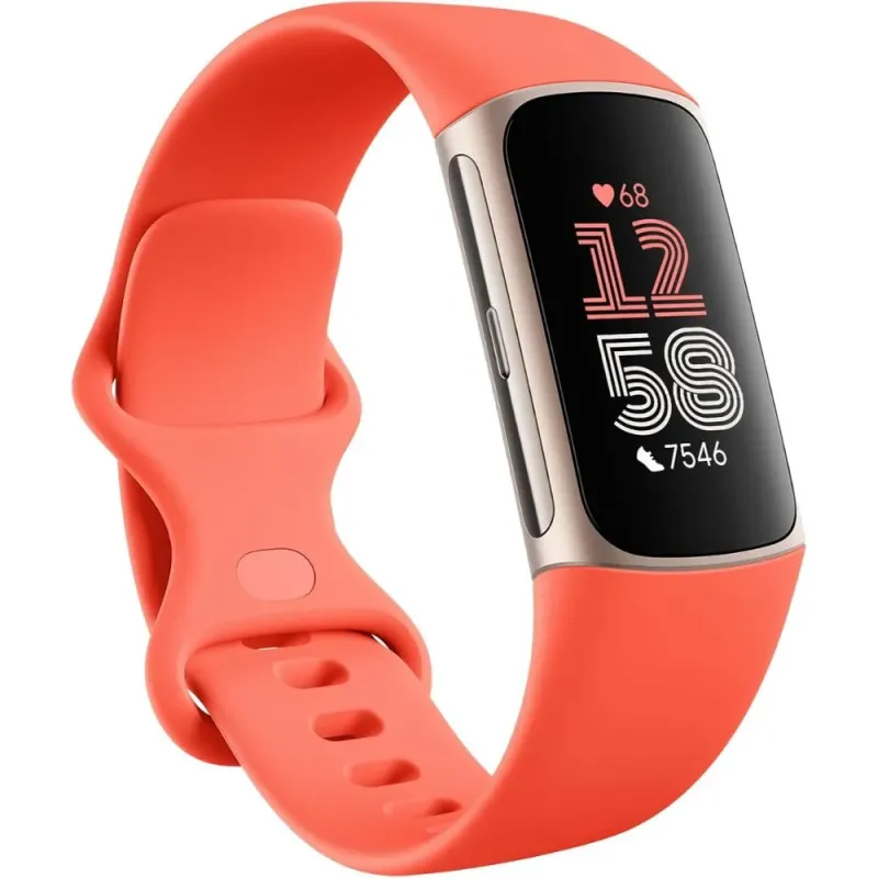 Google Fitbit Charge 6 Coral / Gold
