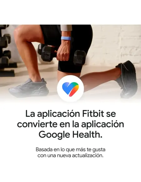 Fitbit Charge 6 Porcelain Silver: Pulsera GPS AMOLED y Google