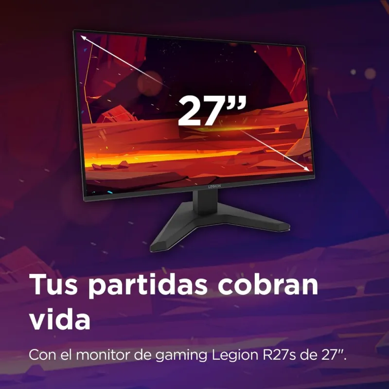 Lenovo Legion R27s Monitor 27" 144Hz gaming FHD