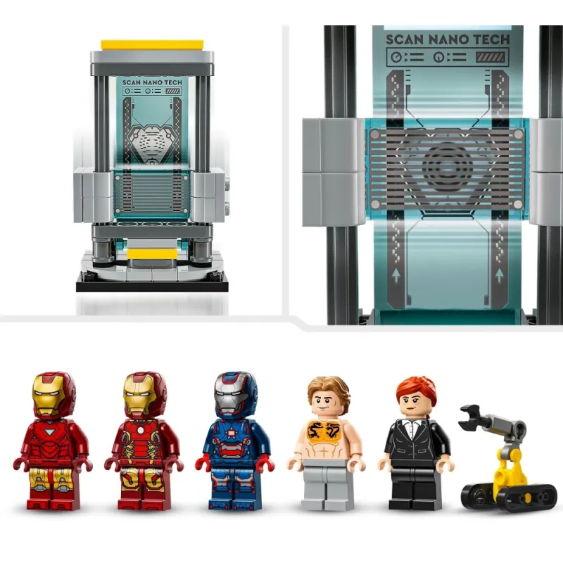 LEGO Iron Man - Sala de Armaduras