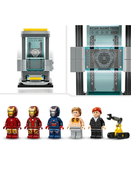 LEGO Iron Man - Sala de Armaduras