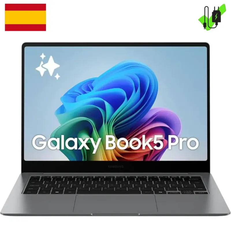 Samsung Galaxy Book5 Pro Ordenador Portátil 14'' Core Ultra 7 16GB/1TB SSD Win11 Gris