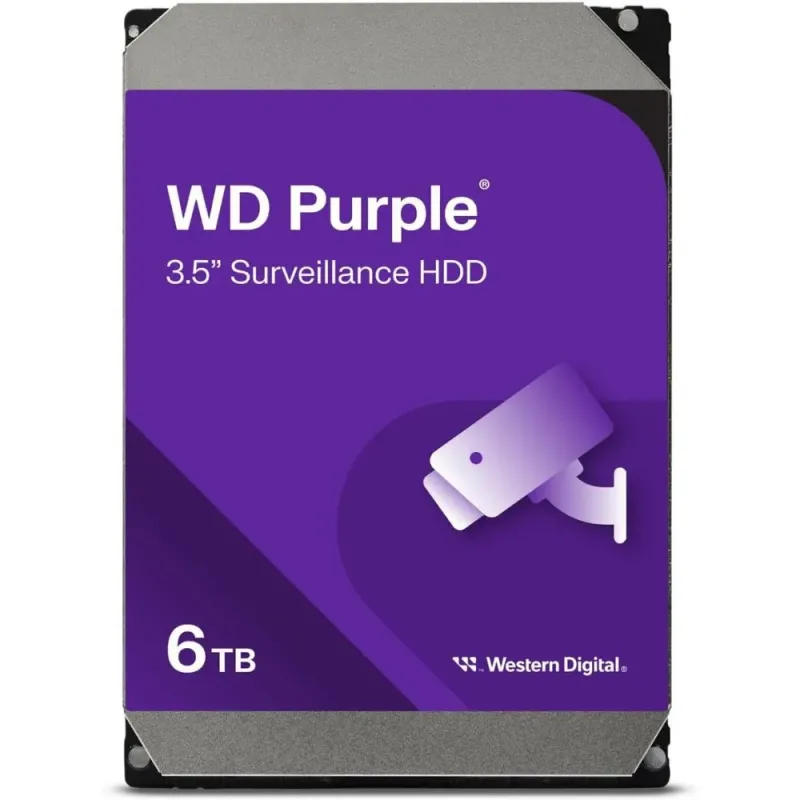 WD62purz 6TB: Disco Duro Vigilancia 24/7 | Western Digital