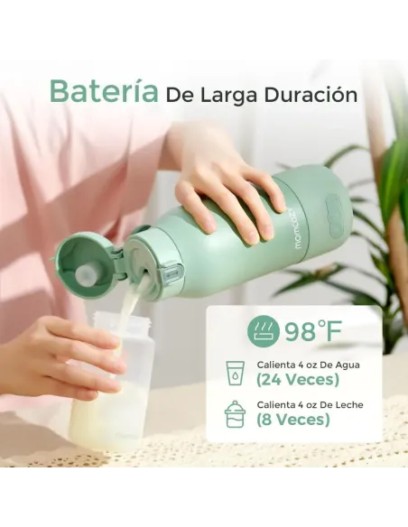 Calentador de leche portátil Momcozy | Calienta en 3-5 minutos