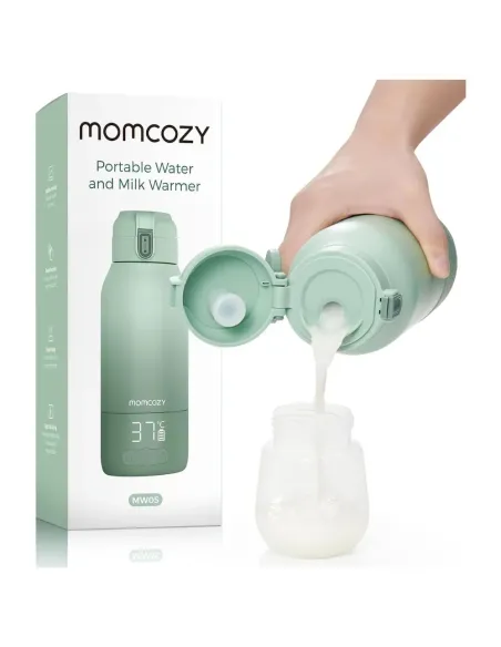 Calentador de leche portátil Momcozy | Calienta en 3-5 minutos