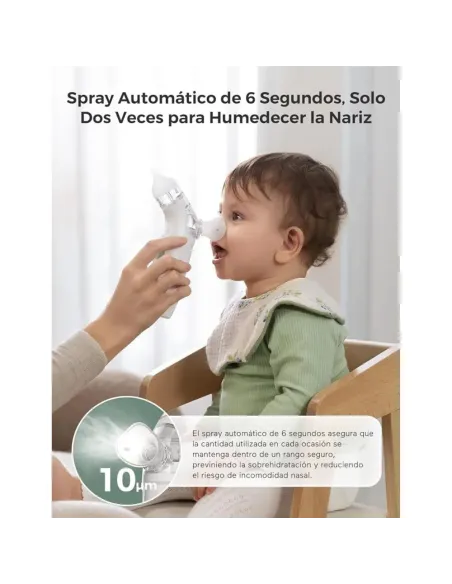 Momcozy aspirador nasal 2 en 1 spray succión 65 kPa