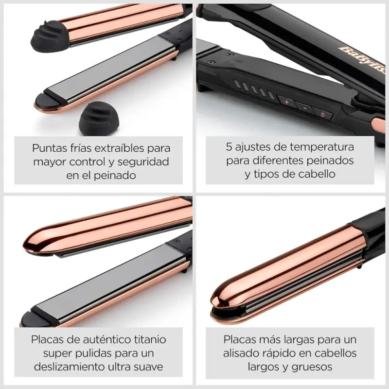 BaByliss Plancha Straight And Curl Brilliance