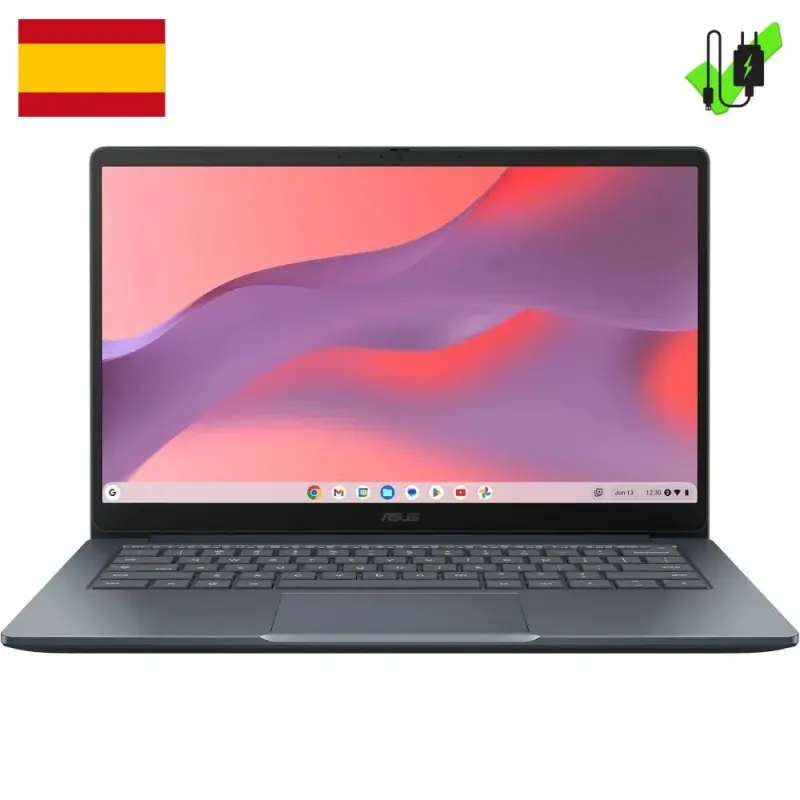 ASUS Chromebook CX1405CTA Laptop 14'' Intel Core 3 N355 8GB/128GB eMMC ChromeOS Gris