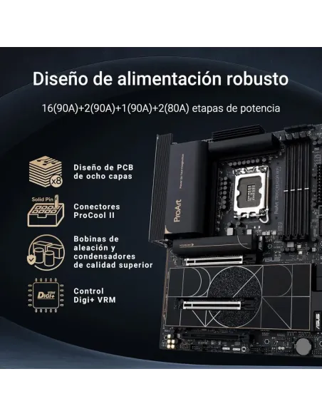 ASUS ProArt Z890-Creator WiFi - Placa Base ATX PCIe 5.0