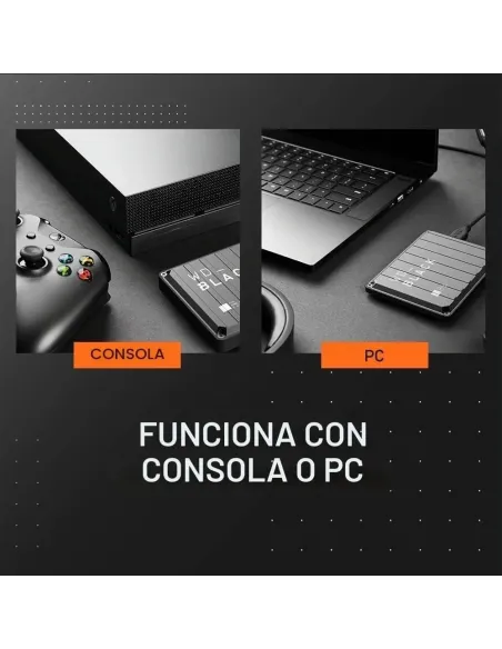 WD_Black P10 2TB disco duro externo gaming consolas PC 130MB/s