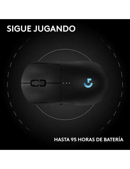 Logitech G Pro 2 Lightspeed, Bluetooth, Inalámbrico, 44.000 ppp, Ambidiestro - Ratón Gaming