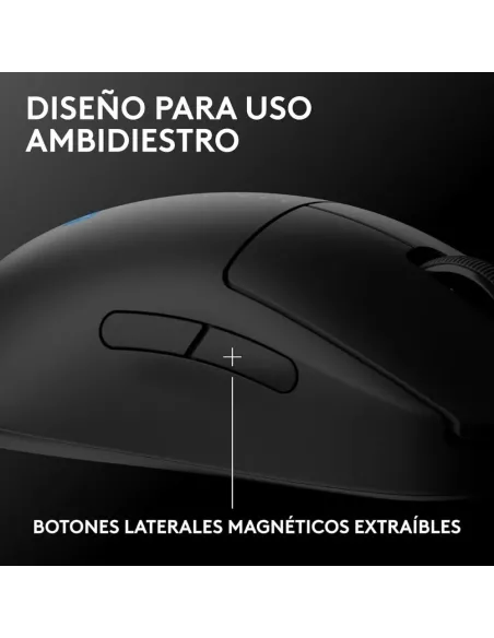 Logitech G Pro 2 Lightspeed, Bluetooth, Inalámbrico, 44.000 ppp, Ambidiestro - Ratón Gaming