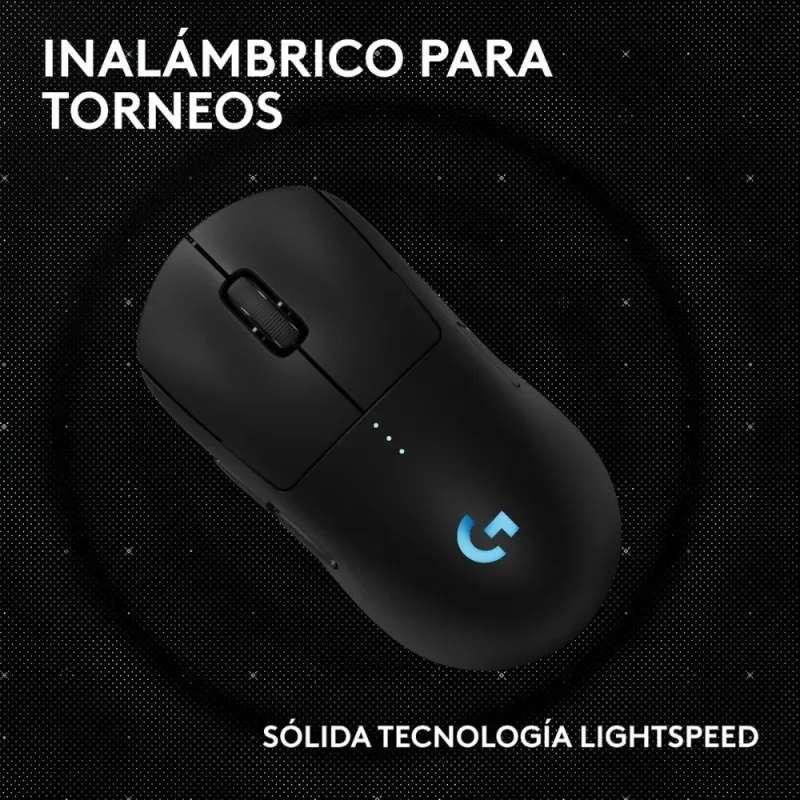 Logitech G Pro 2 Lightspeed, Bluetooth, Inalámbrico, 44.000 ppp, Ambidiestro - Ratón Gaming