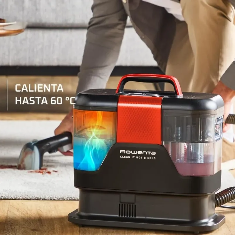 Rowenta Clean It Hot & Cold: aspiradora tapicerías 1150W