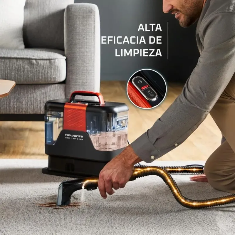 Rowenta Clean It Hot & Cold: aspiradora tapicerías 1150W
