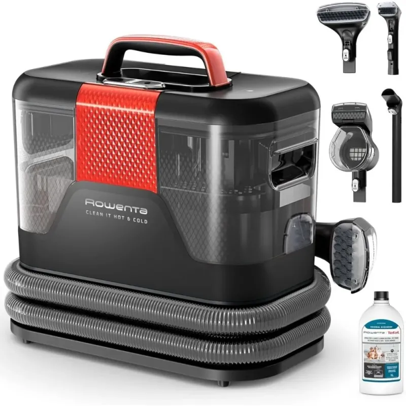 Rowenta Clean It Hot & Cold: aspiradora tapicerías 1150W