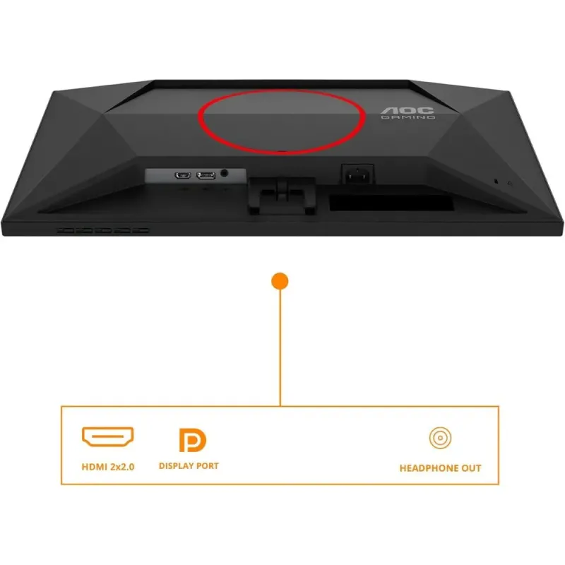 AOC Monitor Gaming 24 Pulgadas 200Hz Panel Fast IPS, 1ms GtG, 24G4HRE