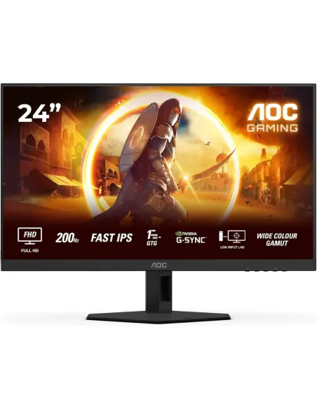 AOC Monitor Gaming 24 Pulgadas 200Hz Panel Fast IPS, 1ms GtG, 24G4HRE