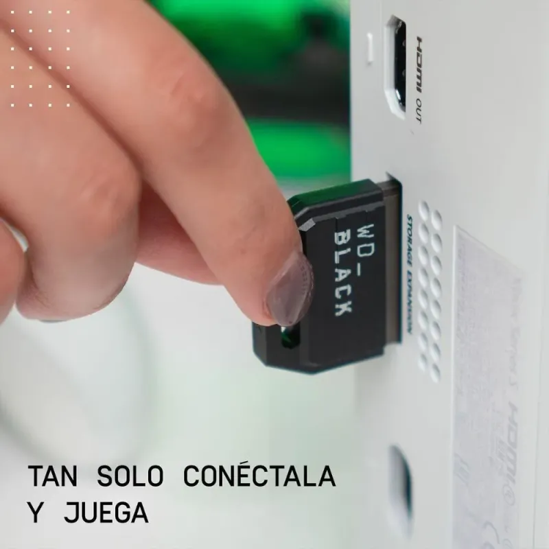 Western Digital WD_BLACK C50 512GB Tarjeta de expansión para Xbox Serie X|S Plug-and-Stay