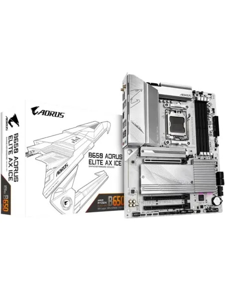 B650 AORUS Elite AX ICE ATX AM5 DDR5 PCIe 5.0 Wi-Fi 6E